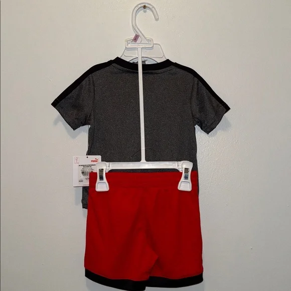 Baby Boy Puma Interlock Performance Tee & Shorts - Picture 2 of 5